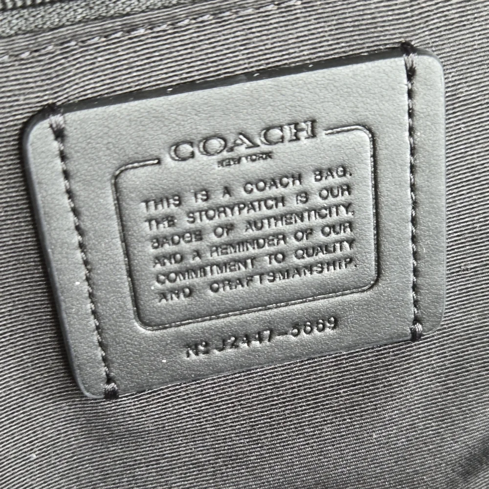 NWT Coach Black Leather Court Backpack In Large - Picture 10 of 16